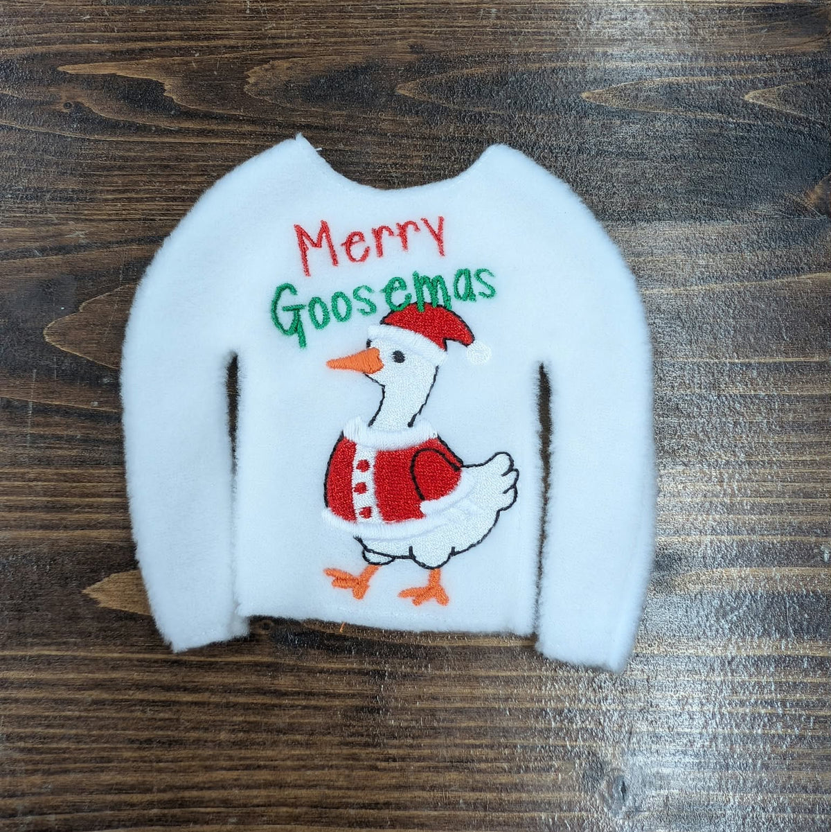 Merry Goosemas Elf Sweater
