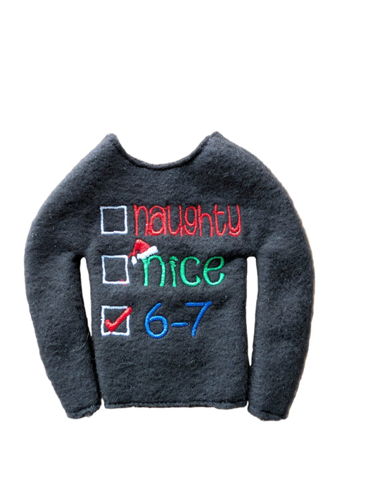 Naughty Nice 67 Elf Sweater