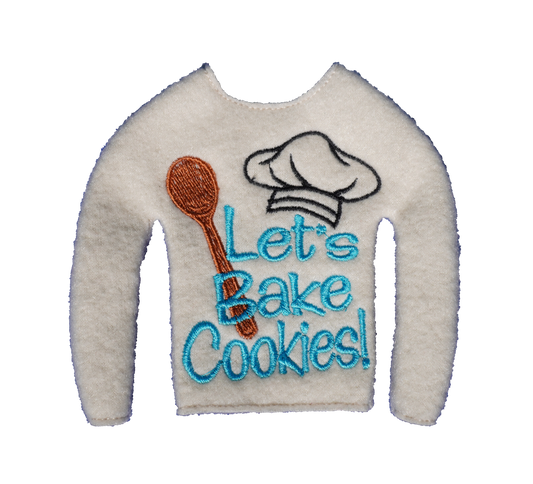 Let's Bake Cookies Elf Sweater