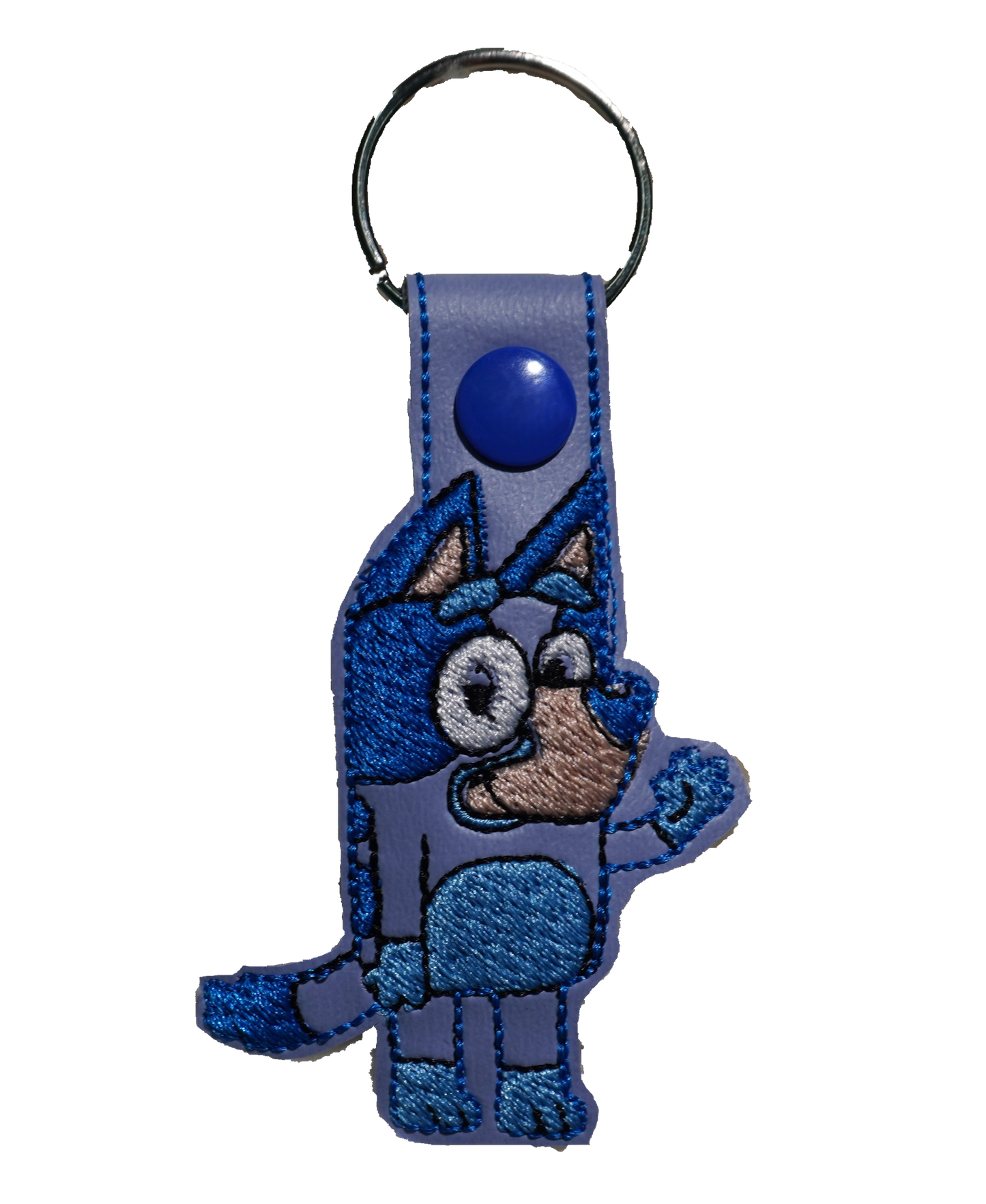 Blue Dog Key Chain