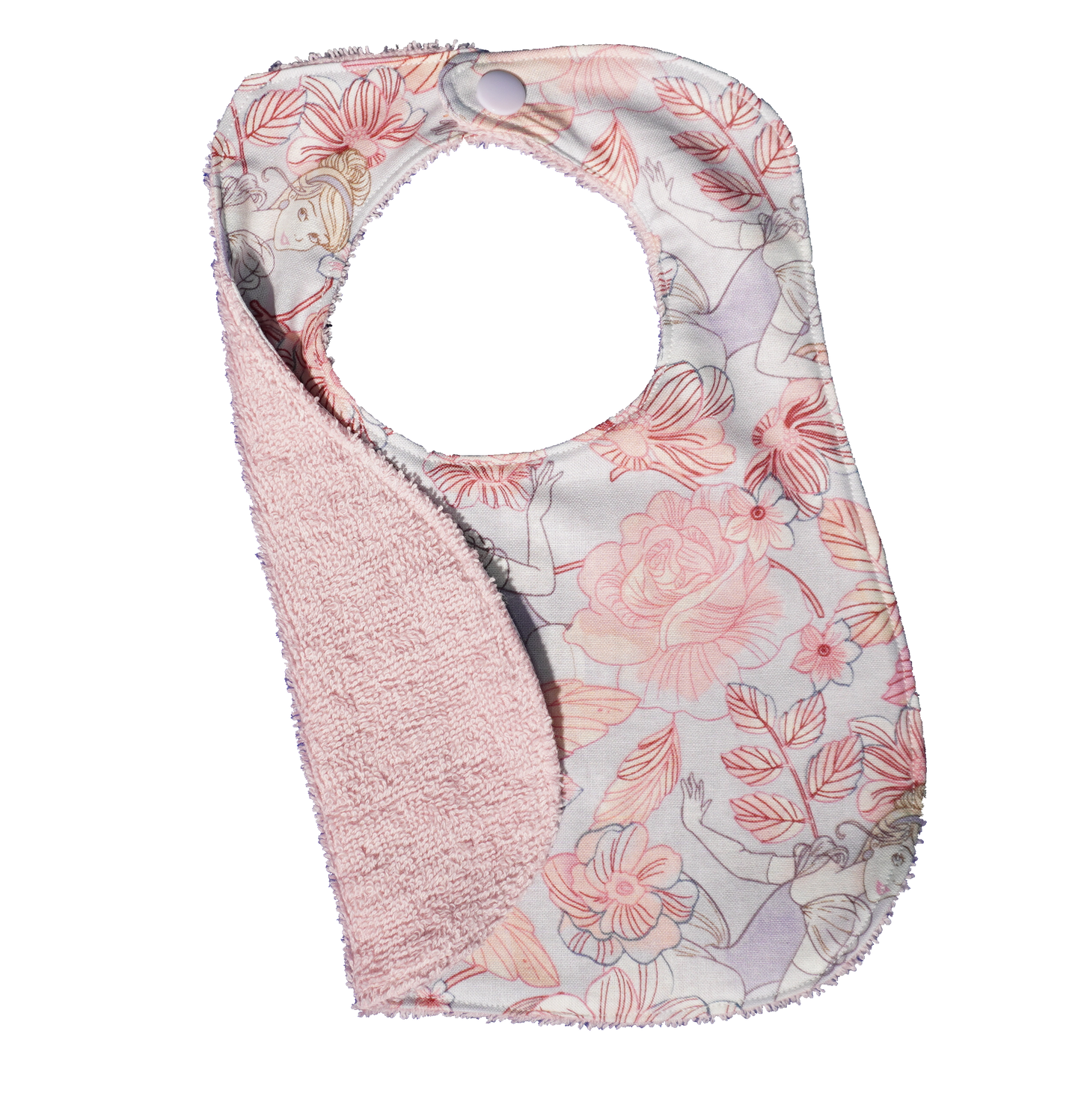 Cindy Princess Floral Baby Bib