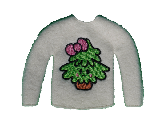 Cute Christmas Tree Elf Sweater