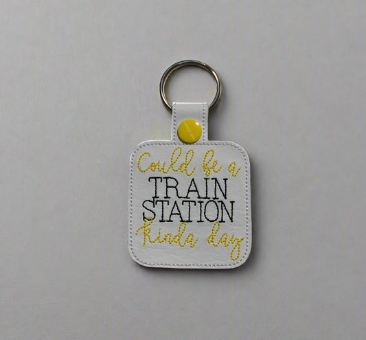 Train Station Key chain