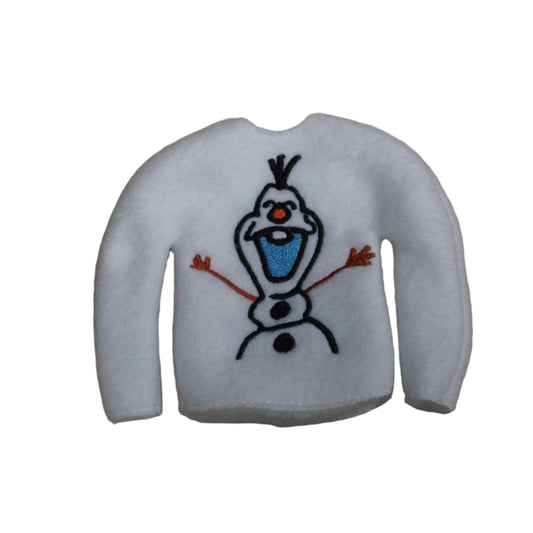 Friendly Snowman Elf Sweater