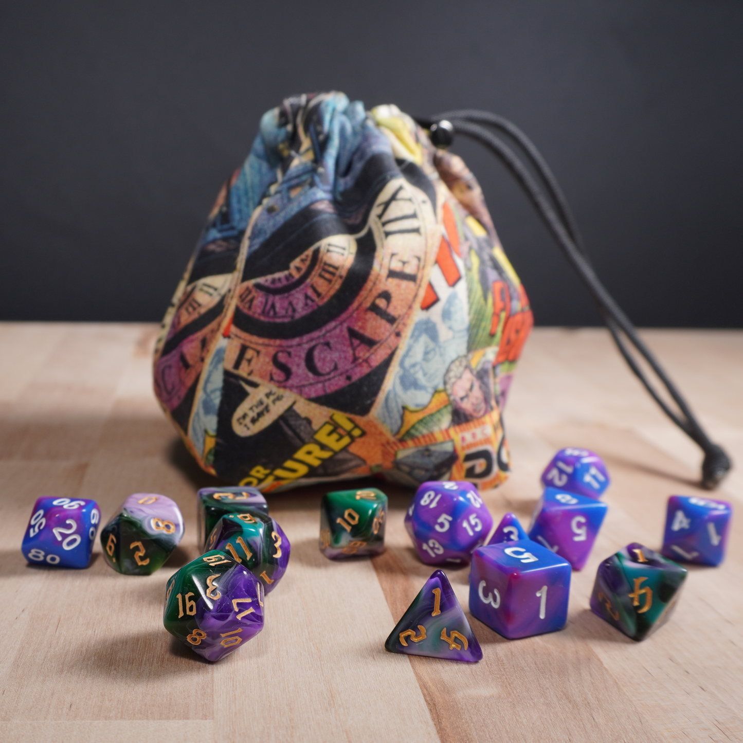 Dr Comic Dice Bag