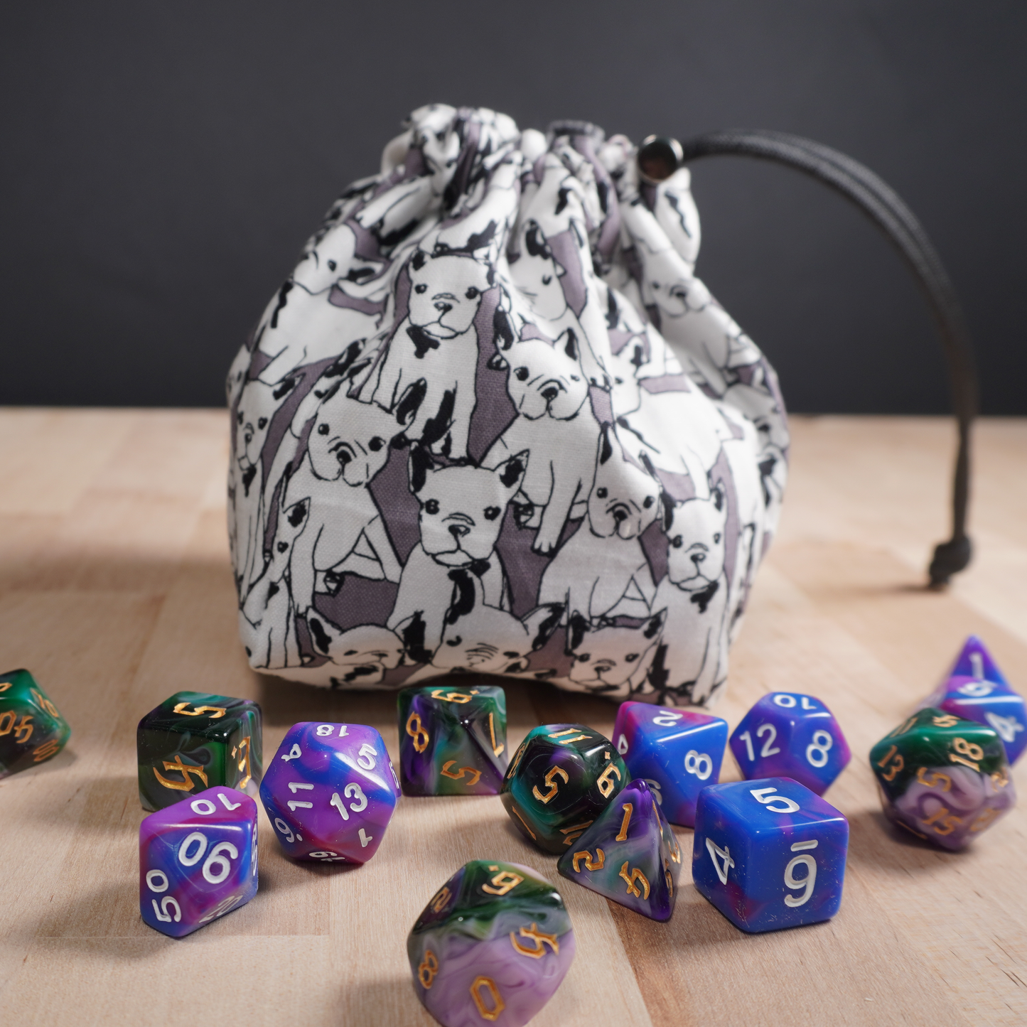 Frenchie Dice Bag