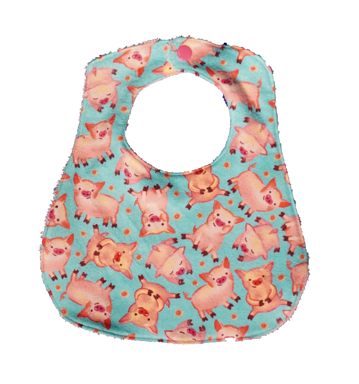 Happy Pigs Baby Bib