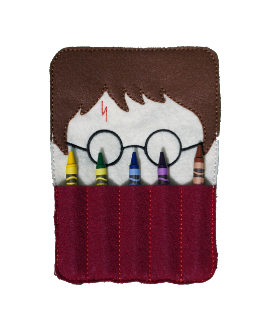 Boy Wizard Crayon Holder