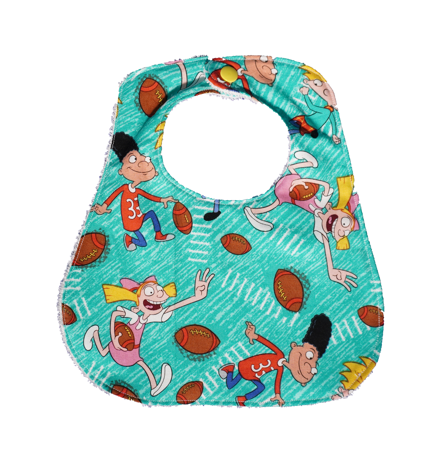 Football Head Baby Bib