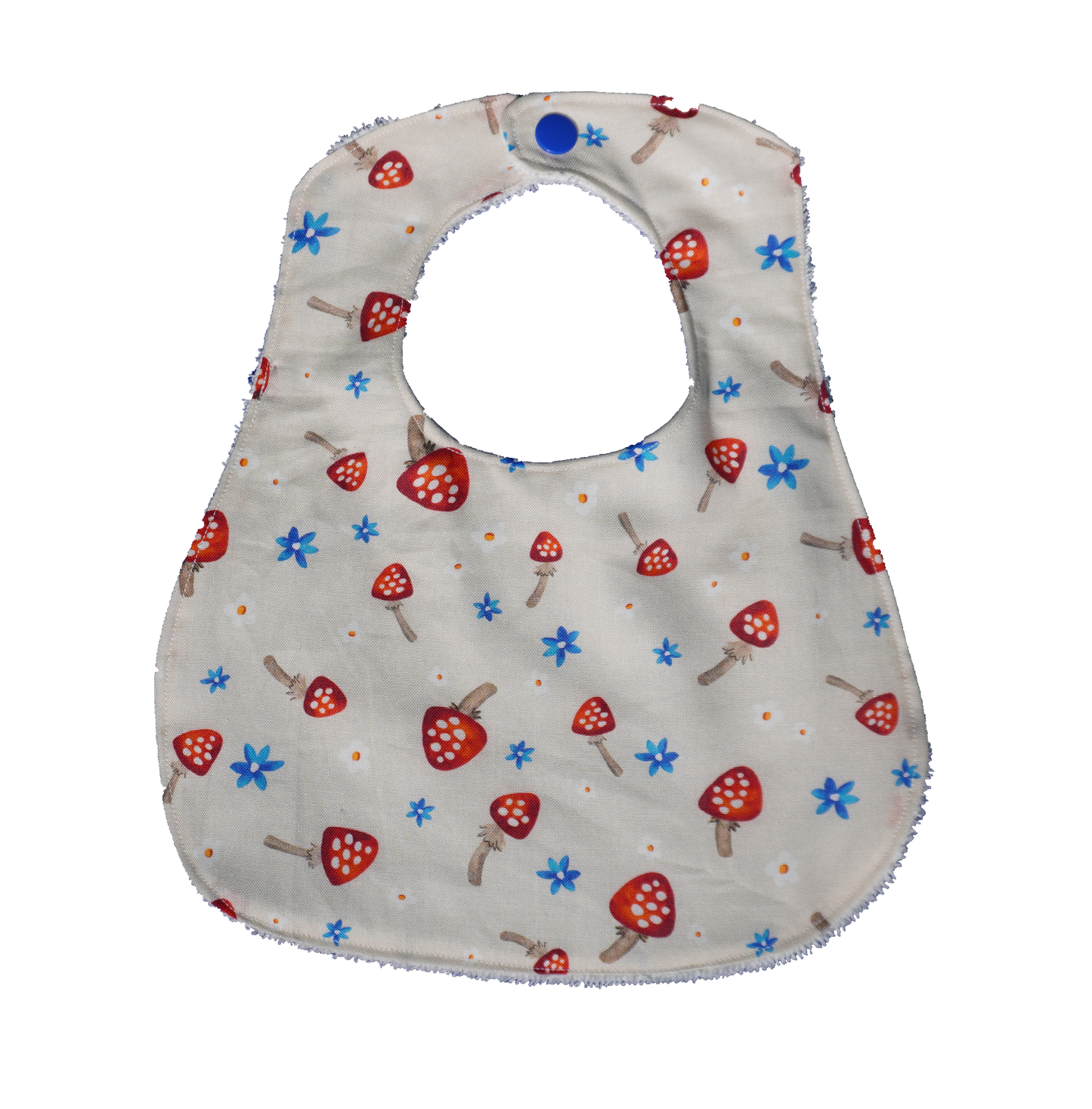 Red Mushroom Baby Bib