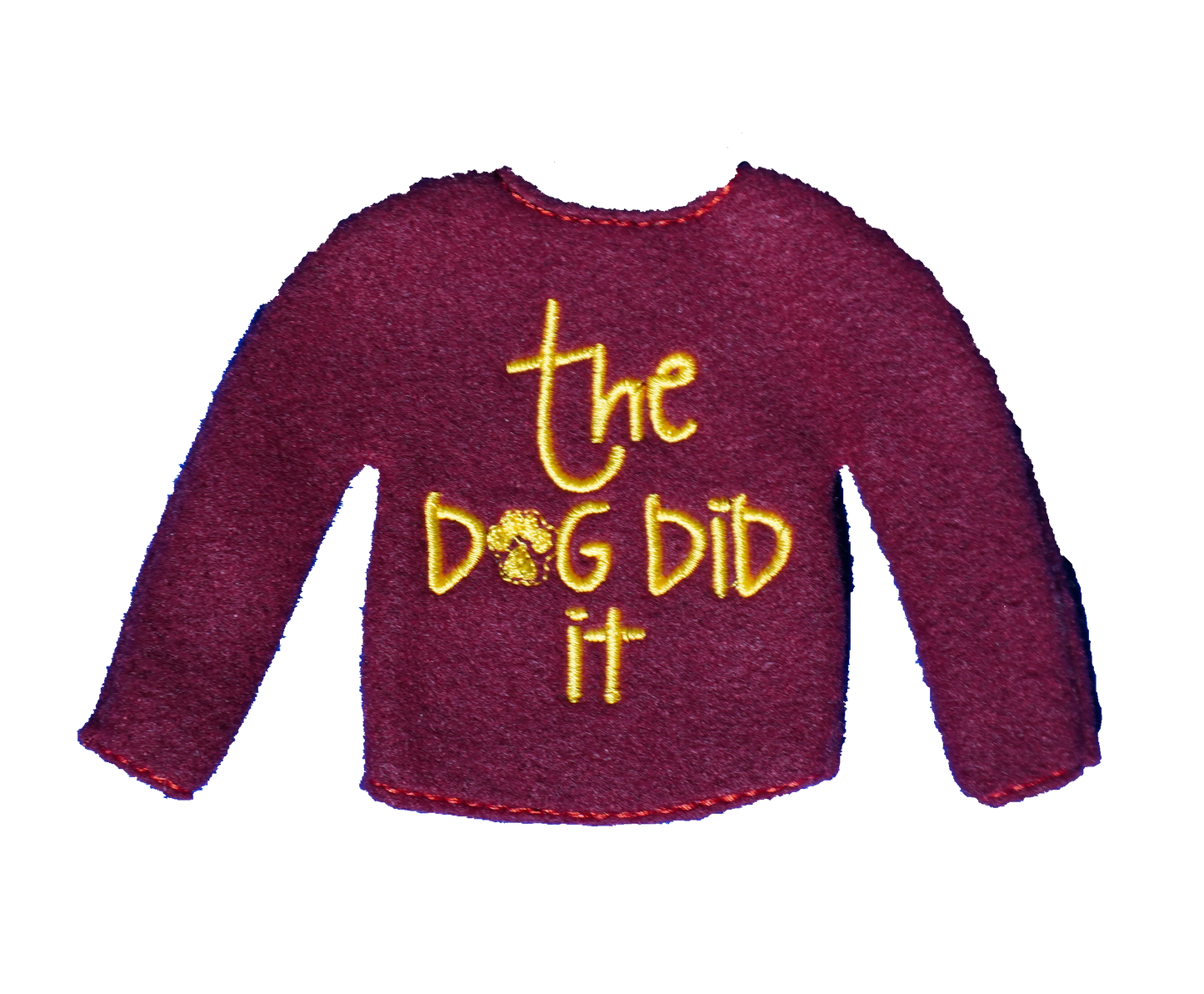 The Dog Did It Elf Sweater