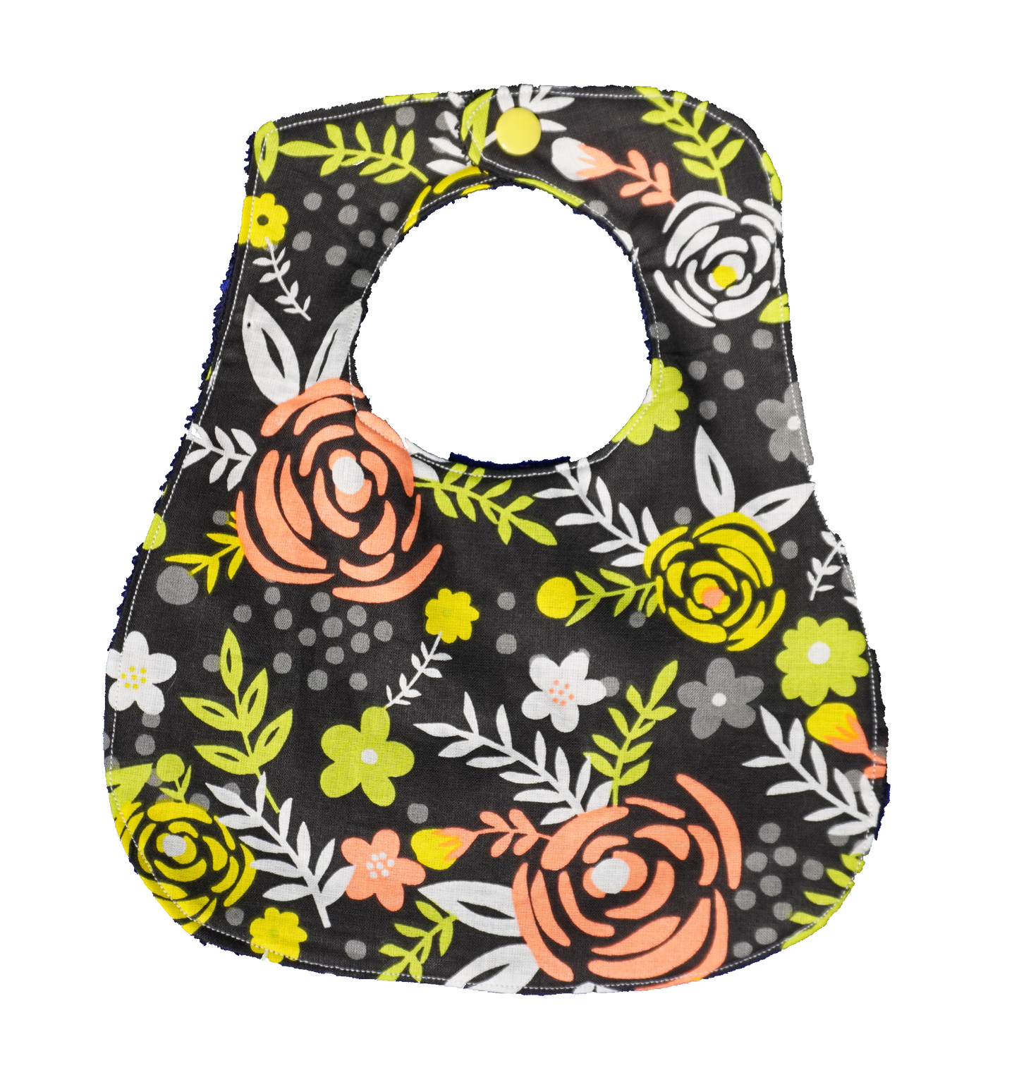 Vibrant Floral Baby Bib