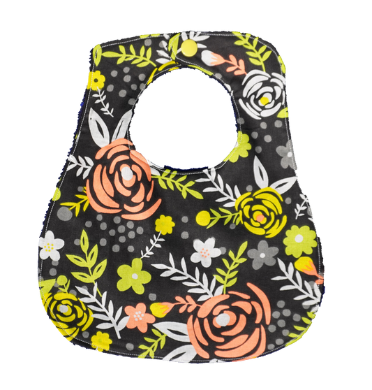 Vibrant Floral Baby Bib