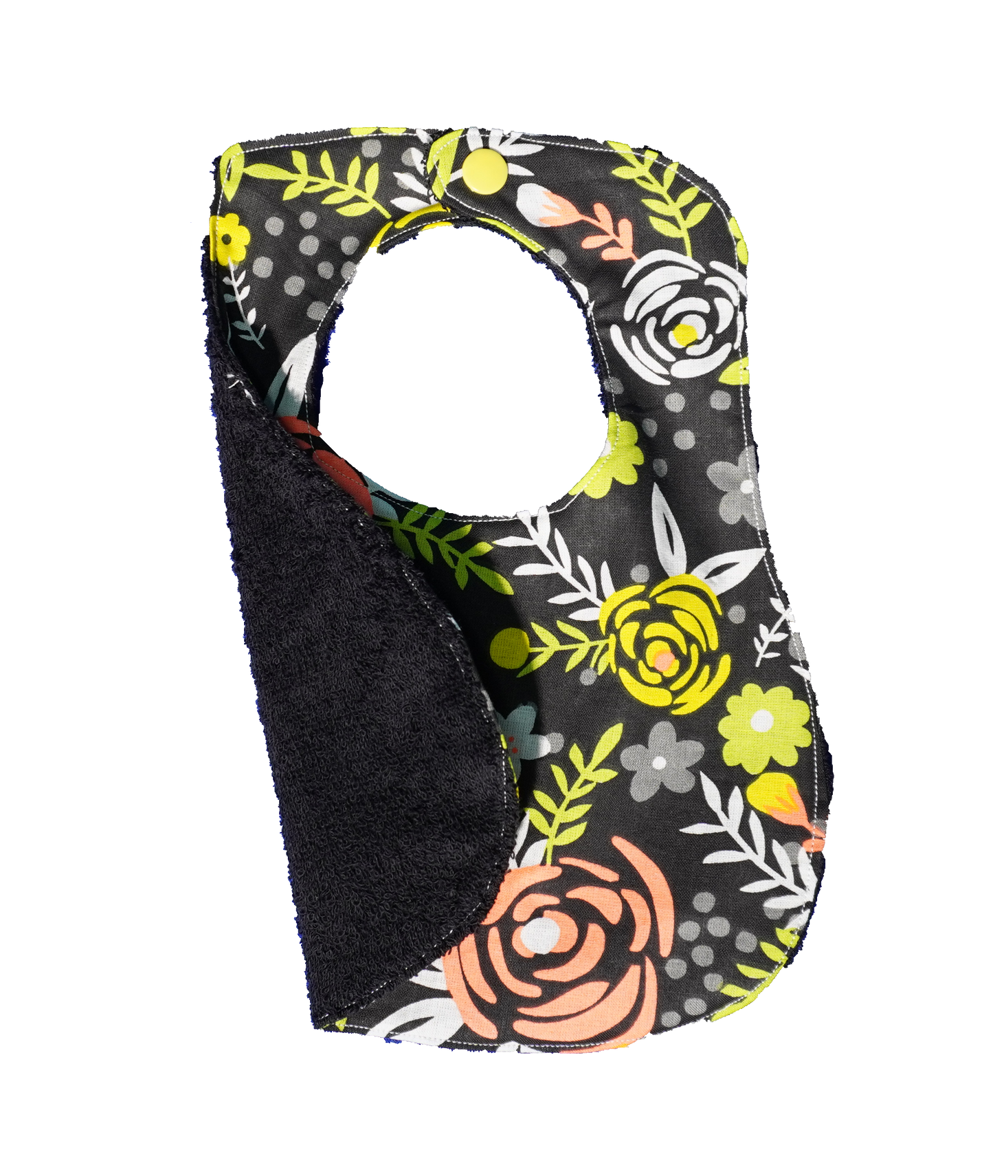 Vibrant Floral Baby Bib