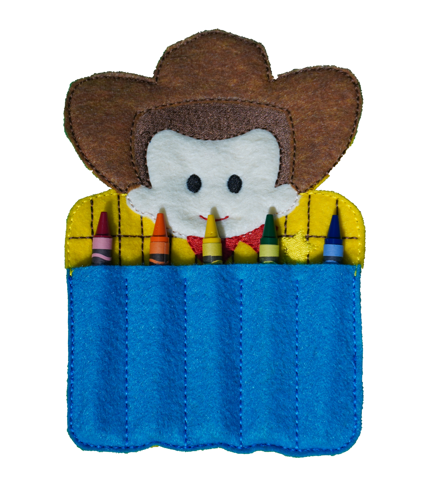 Cowboy Toy Crayon Buddy