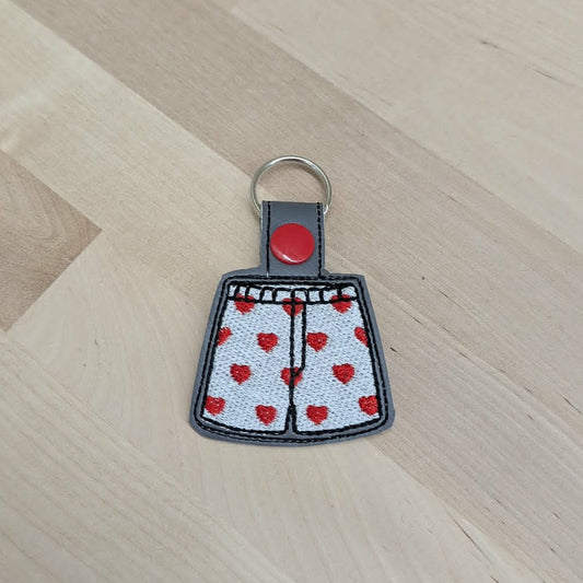 Carl's Heart Boxers Key chain